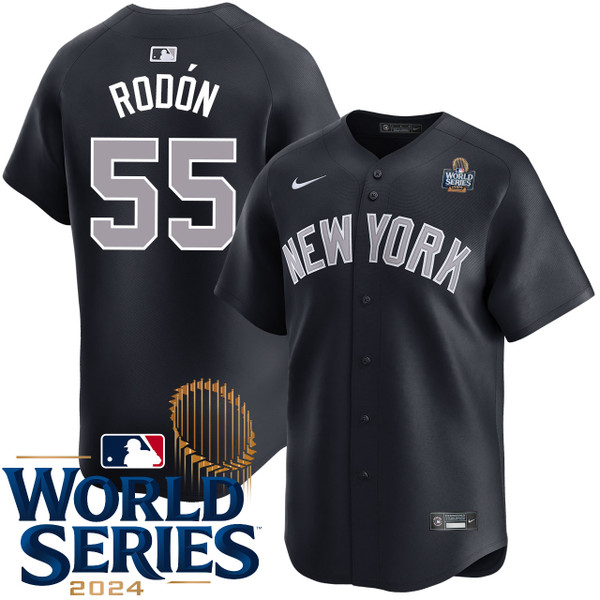 Men's New York Yankees NIKE Carlos Rodon Alternate Road Limited World Series Jersey