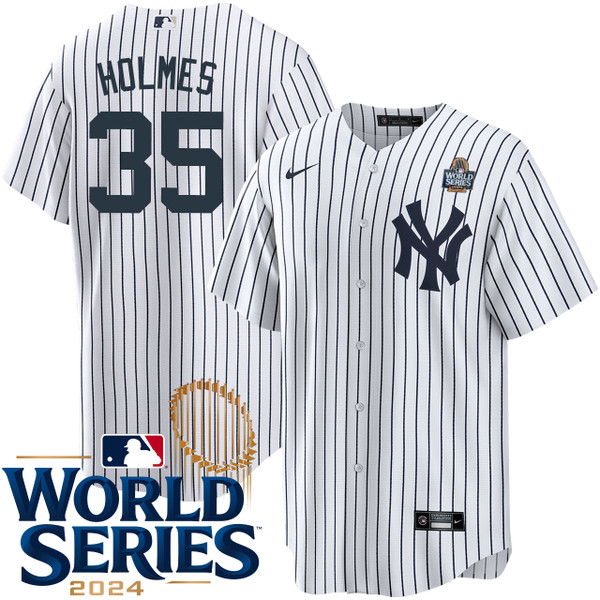 Men's New York Yankees NIKE Clay Holmes Home World Series Jersey