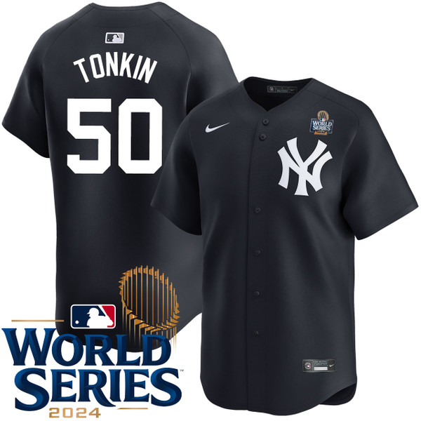 Men's New York Yankees NIKE Michael Tonkin Alternate Limited World Series Jersey
