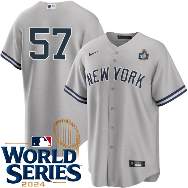 Men's New York Yankees NIKE Nick Burdi Road Player World Series Jersey