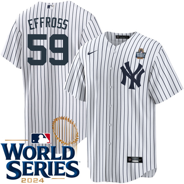 Men's New York Yankees NIKE Scott Effross Home World Series Jersey