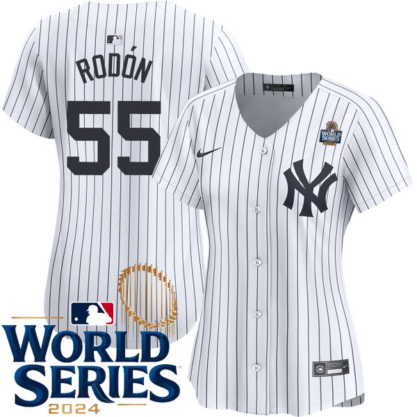 Women's New York Yankees NIKE Carlos Rodon Home Limited World Series Jersey