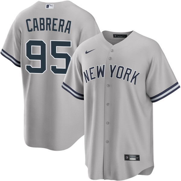 Men's New York Yankees NIKE® Oswaldo Cabrera Road Jersey at SportsWorldNewYork