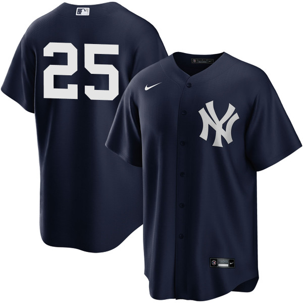 Men's New York Yankees NIKE® J.C. Escarra Alternate Navy Player Jersey at SportsWorldNewYork