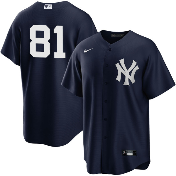 Men's New York Yankees NIKE® Luis Gil Alternate Navy Player Jersey at SportsWorldNewYork
