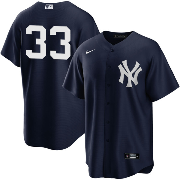 Men's New York Yankees NIKE® Ryan Yarbrough Alternate Navy Player Jersey at SportsWorldNewYork