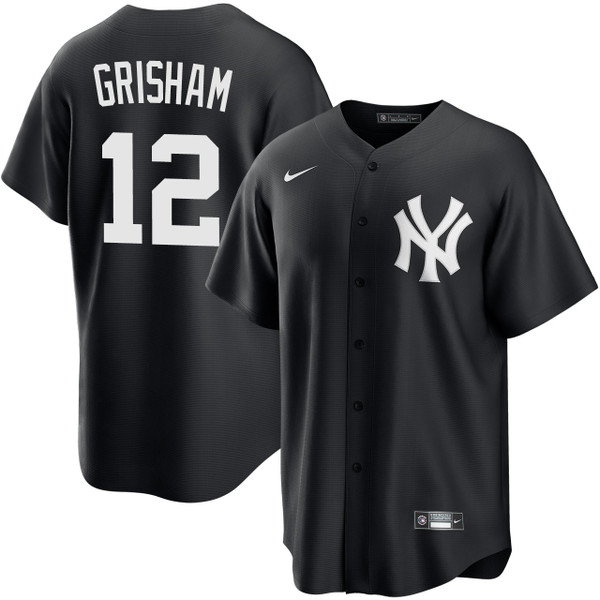 Men's New York Yankees NIKE® Trent Grisham Black Jersey at SportsWorldNewYork