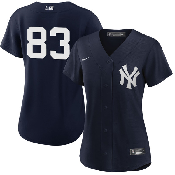 Women's New York Yankees NIKE® Michael Arias Alternate Navy Player Jersey at SportsWorldNewYork