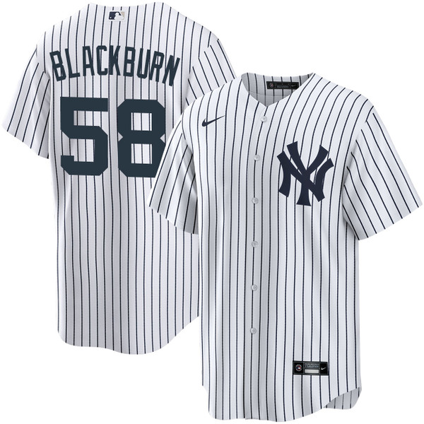 Kids New York Yankees NIKE® Paul Blackburn Home Jersey at SportsWorldNewYork