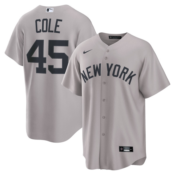 Men's New York Yankees NIKE® Gerrit Cole Road 2.0 Jersey at SportsWorldNewYork