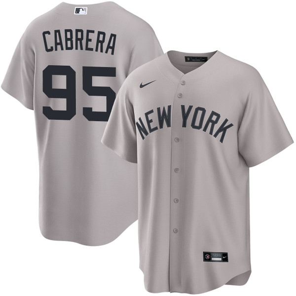 Men's New York Yankees NIKE® Oswaldo Cabrera Road 2.0 Jersey at SportsWorldNewYork
