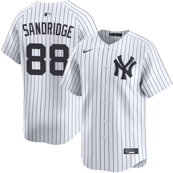 Men's New York Yankees NIKE® Jayvien Sandridge Home Limited Jersey at SportsWorldNewYork