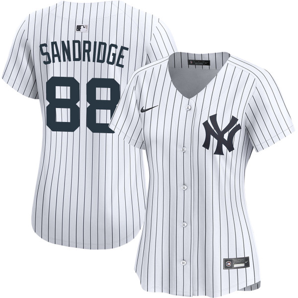 Women's New York Yankees NIKE® Jayvien Sandridge Home Limited Jersey at SportsWorldNewYork