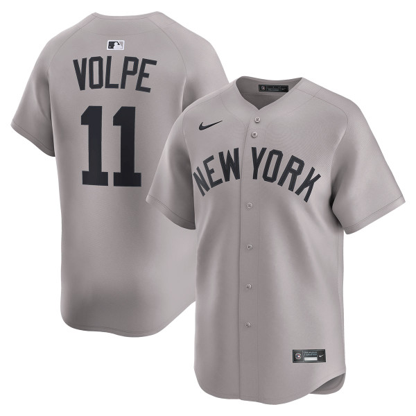Men's New York Yankees NIKE® Anthony Volpe Road Limited Jersey at SportsWorldNewYork