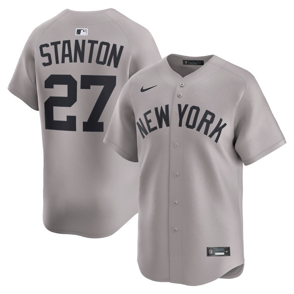Men's New York Yankees NIKE® Giancarlo Stanton Road Limited Jersey at SportsWorldNewYork Men's New York Yankees NIKE® Giancarlo Stanton Road Limited Jersey at SportsWorldNewYork