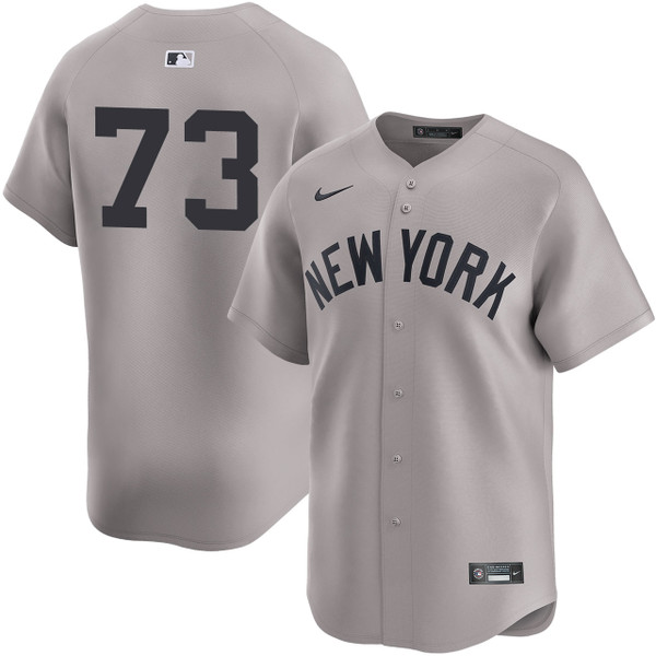 Men's New York Yankees NIKE® Yerry De Los Santos Road Limited Player Jersey at SportsWorldNewYork