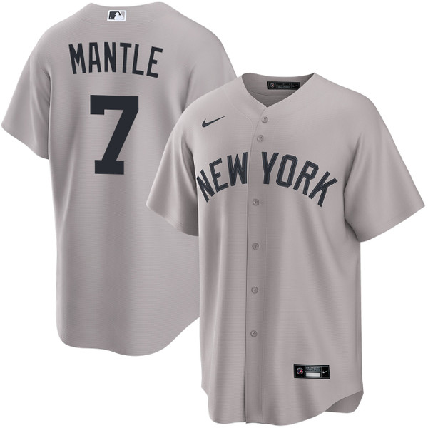 Men's New York Yankees NIKE® Mickey Mantle Road 2.0 Jersey at SportsWorldNewYork