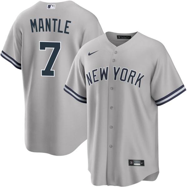 Men's New York Yankees NIKE® Mickey Mantle Road Jersey at SportsWorldNewYork