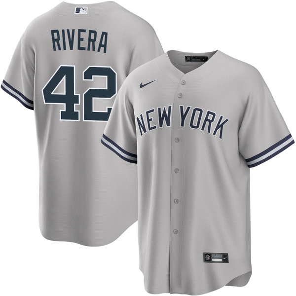 Men's New York Yankees NIKE® Mariano Rivera Road Jersey at SportsWorldNewYork