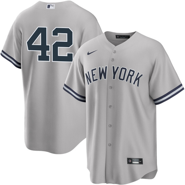 Men's New York Yankees NIKE® Mariano Rivera Road Player Jersey at SportsWorldNewYork