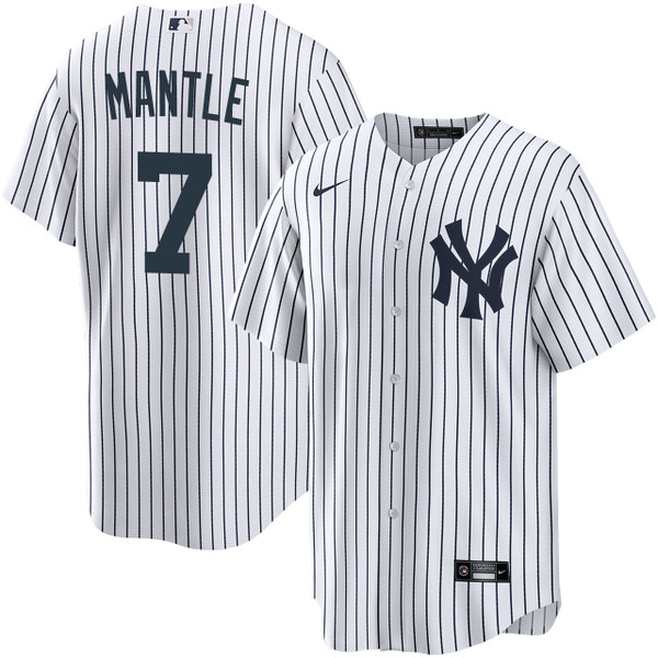 Men's New York Yankees NIKE® Mickey Mantle Home Jersey at SportsWorldNewYork