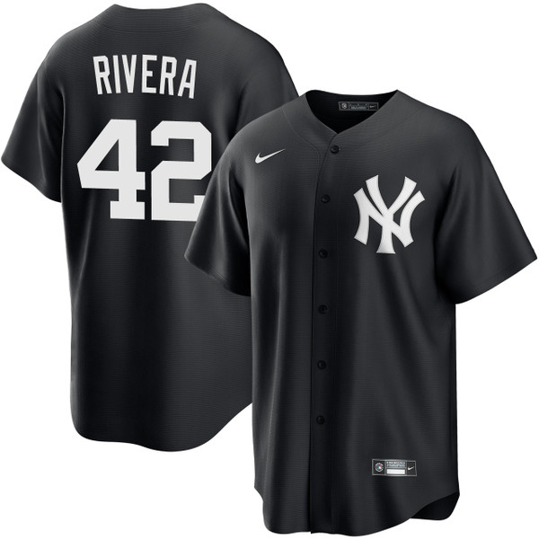 Men's New York Yankees NIKE® Mariano Rivera Black Jersey at SportsWorldNewYork