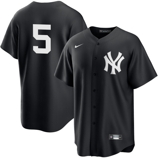 Men's New York Yankees NIKE® Joe DiMaggio Black Player Jersey at SportsWorldNewYork