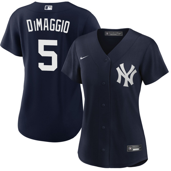 Women's New York Yankees NIKE® Joe DiMaggio Alternate Navy Jersey at SportsWorldNewYork
