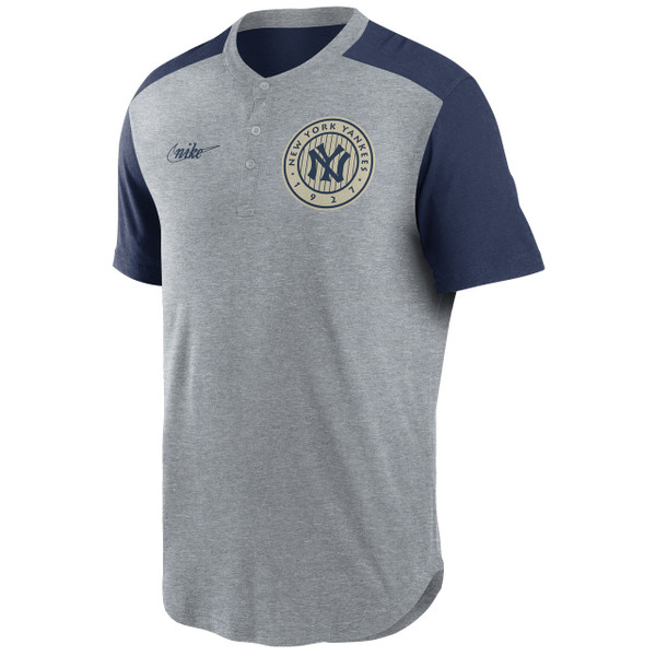Men's New York Yankees Cooperstown Henley Nike Shirt