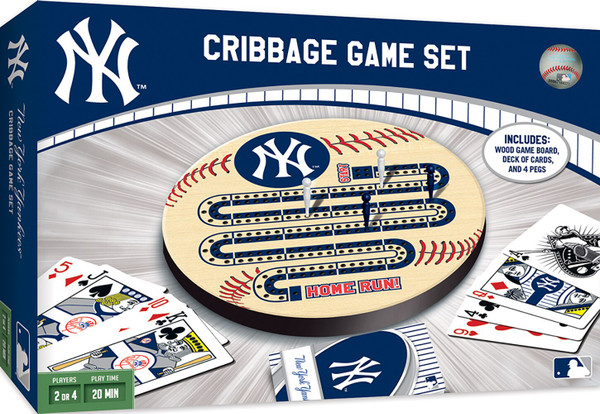 New York Yankees Masterpieces Cribbage Game Set