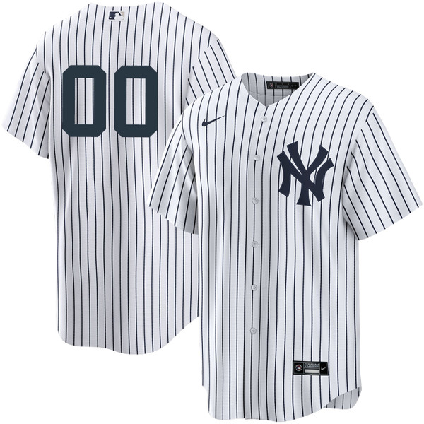 Kids New York Yankees Nike Custom Home Player Jersey