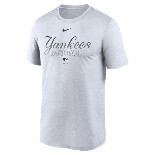 Men's New York Yankees Nike White Dri-Fit Baseball Legend T-Shirt