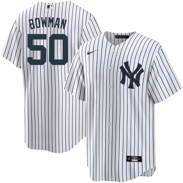 Men's New York Yankees Nike Matt Bowman Home Jersey
