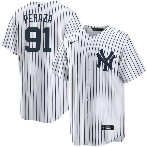 Men's New York Yankees Nike Oswald Peraza Home Jersey