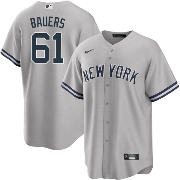 Men's New York Yankees Nike Jake Bauers Road Jersey