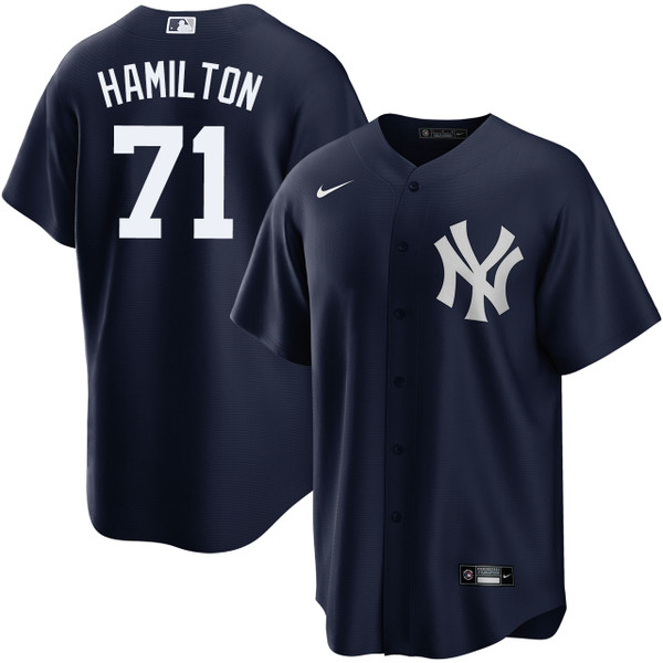 Men's New York Yankees Nike Ian Hamilton Alternate Navy Jersey