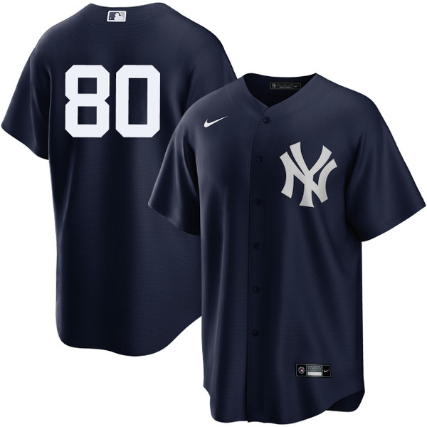 Men's New York Yankees Nike Everson Pereira Alternate Navy Player Jersey