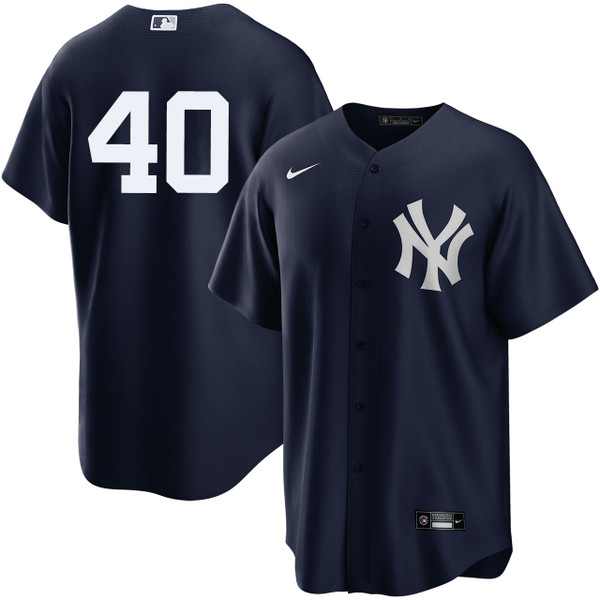 Men's New York Yankees Nike Luis Severino Alternate Navy Player Jersey