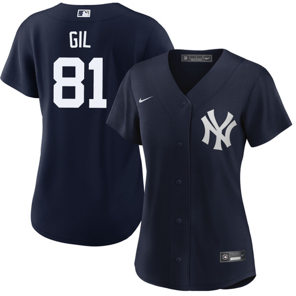 Women's New York Yankees Nike Luis Gil Alternate Navy Jersey