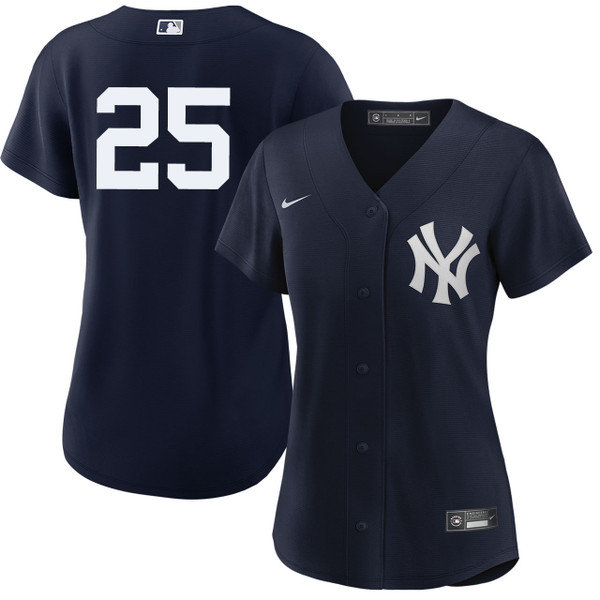 Women's New York Yankees Nike Gleyber Torres Alternate Navy Player Jersey