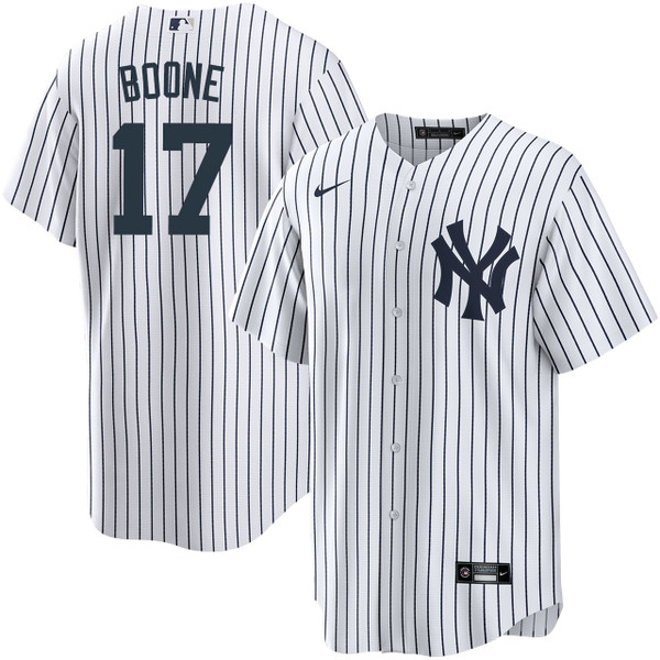 Kids New York Yankees Nike Aaron Boone Home Jersey