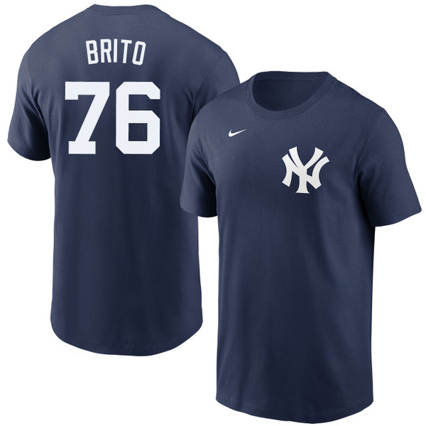 Men's New York Yankees Nike Jhony Brito Navy T-Shirt