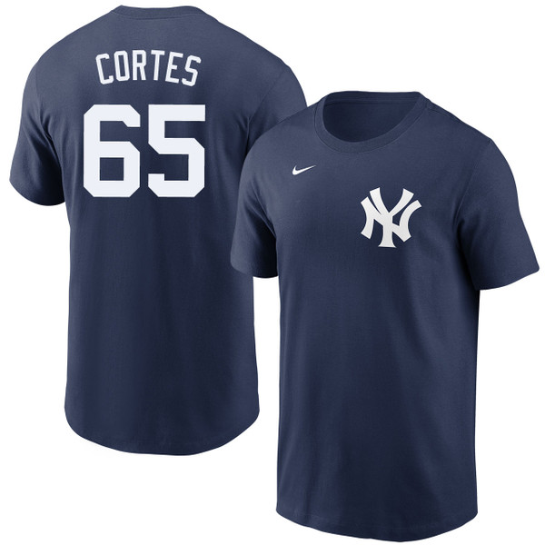 Men's New York Yankees Nike Nestor Cortes Navy T-Shirt