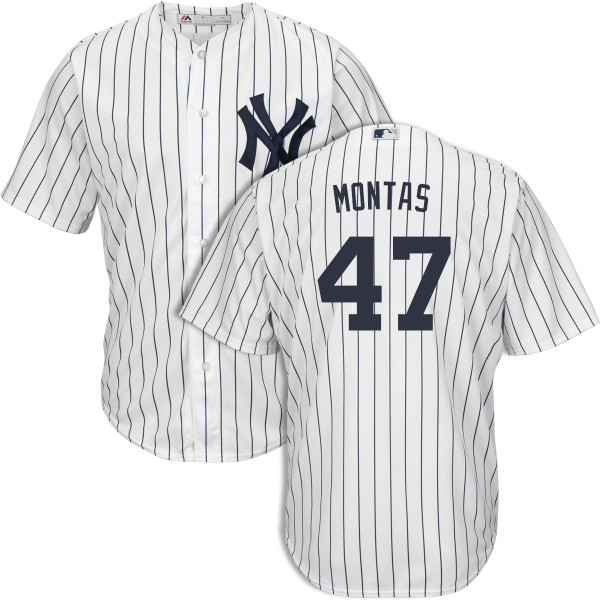 Men's New York Yankees Majestic Frankie Montas Home Jersey