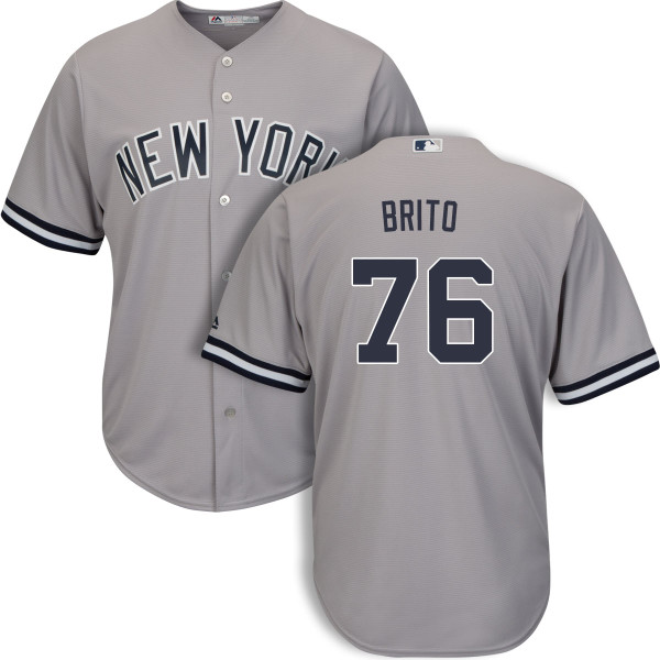 Men's New York Yankees Majestic Jhony Brito Road Jersey