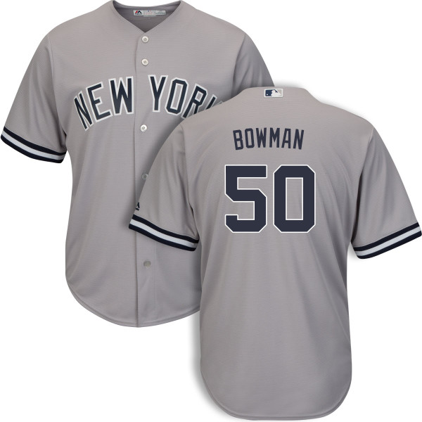 Men's New York Yankees Majestic Matt Bowman Road Jersey