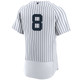 Men's New York Yankees Nike Yogi Berra Home Authentic Jersey