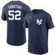 Men's New York Yankees Nike CC Sabathia Navy T-Shirt