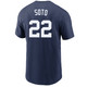 Men's New York Yankees Nike Juan Soto Navy T-Shirt