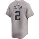 Men's New York Yankees Nike Derek Jeter Road Limited Jersey